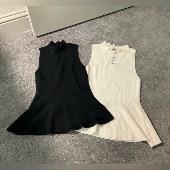 Express Tops, Small, Ivory & Black, Small - Picture 1 of 7